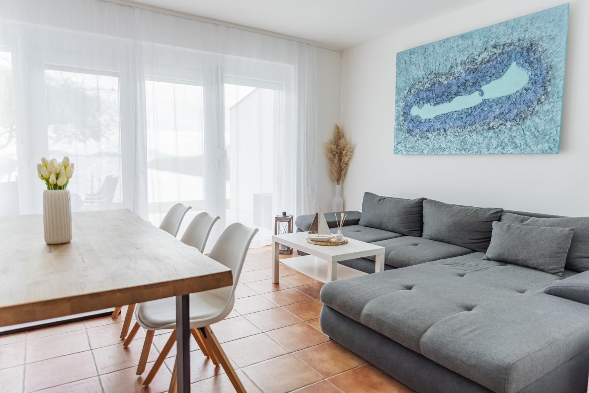 Balaton a kertben - Közvetlen vízparti apartmanok, csodálatos panorámával Balatonfenyves Habitación foto